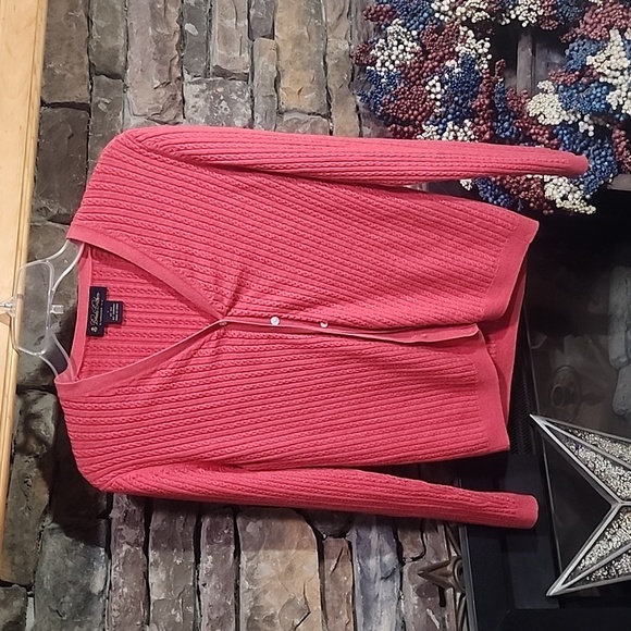 Brooks Brothers Sweaters - TODAY⚡️Brooks Brothers Silk Cashmere Thin Ribbed Cardigan sz L